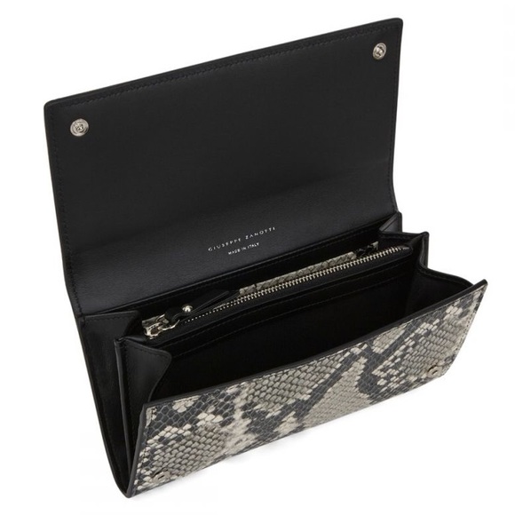 giuseppe zanotti NIB python leather&crystal wallet - Picture 2 of 6